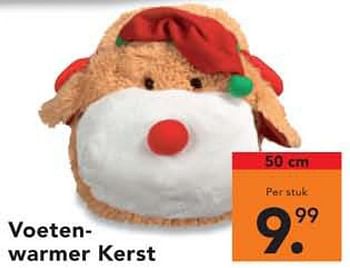 Promoties Voetenwarmer kerst - Huismerk - Blokker - Geldig van 29/11/2010 tot 31/12/2010 bij Blokker