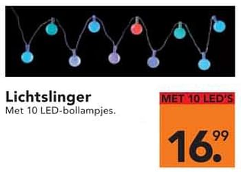 Promoties Lichtslinger - Huismerk - Blokker - Geldig van 29/11/2010 tot 31/12/2010 bij Blokker
