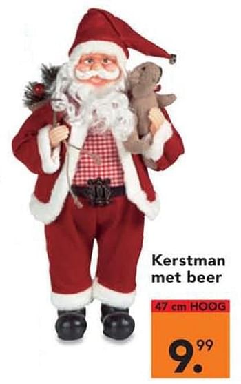 Promoties Kerstman met beer - Huismerk - Blokker - Geldig van 29/11/2010 tot 31/12/2010 bij Blokker