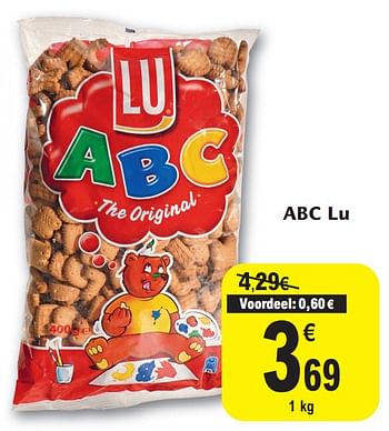 Promoties Abc - Lu - Geldig van 01/12/2010 tot 11/12/2010 bij Carrefour