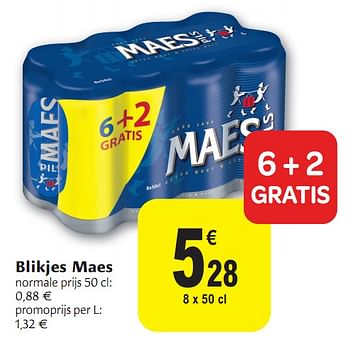 Promoties Maes blikjes - Huismerk - Carrefour  - Geldig van 01/12/2010 tot 11/12/2010 bij Carrefour