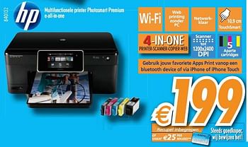 Promoties Multifunctionele printer  - HP - Geldig van 01/12/2010 tot 31/12/2010 bij Krefel
