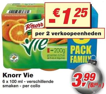 Promotions Vie - Knorr - Valide de 01/12/2010 à 14/12/2010 chez Makro