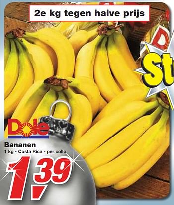Promoties Bananen - Dole - Geldig van 01/12/2010 tot 14/12/2010 bij Makro