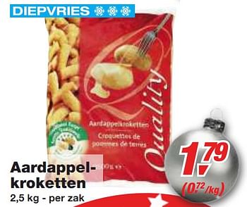 Promoties Aardappelkroketten - Huismerk - Makro - Geldig van 01/12/2010 tot 14/12/2010 bij Makro