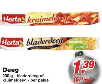 Promoties Deeg - Herta - Geldig van 01/12/2010 tot 14/12/2010 bij Makro