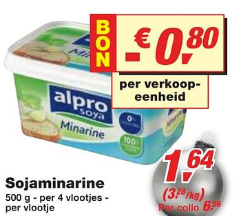 Promoties Sojaminarine - Alpro - Geldig van 01/12/2010 tot 14/12/2010 bij Makro