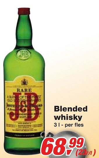 Promoties Blended whisky - J & B - Geldig van 01/12/2010 tot 14/12/2010 bij Makro