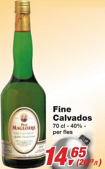 Promoties Fine calvados - Pere Magloire - Geldig van 01/12/2010 tot 14/12/2010 bij Makro