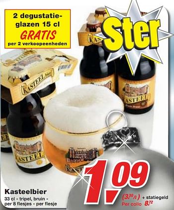 Promoties Tripel, bruin - Kasteelbier - Geldig van 01/12/2010 tot 14/12/2010 bij Makro