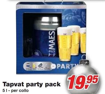 Promoties Tapvat party pack - Maes - Geldig van 01/12/2010 tot 14/12/2010 bij Makro