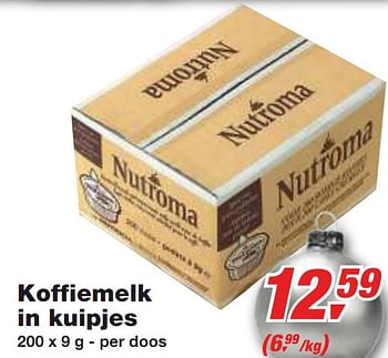 Promotions Koffiemelk in kuipjes - Nutroma - Valide de 01/12/2010 à 14/12/2010 chez Makro