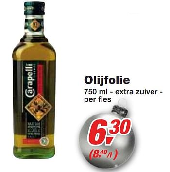 Promoties Olijfolie - Carapelli - Geldig van 01/12/2010 tot 14/12/2010 bij Makro
