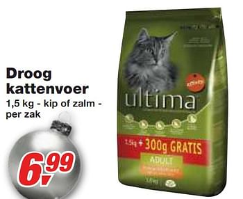 Promoties Droog kattenvoer - Ultima - Geldig van 01/12/2010 tot 14/12/2010 bij Makro