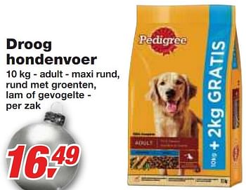 Promoties Droog hondenvoer - Pedigree - Geldig van 01/12/2010 tot 14/12/2010 bij Makro