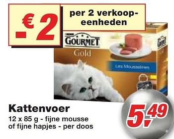 Promoties Kattenvoer - Gourmet - Geldig van 01/12/2010 tot 14/12/2010 bij Makro