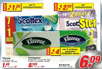 Promotions Toiletpapier - Scottex - Valide de 01/12/2010 à 14/12/2010 chez Makro