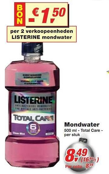 Promoties Mondwater - Listerine - Geldig van 01/12/2010 tot 14/12/2010 bij Makro