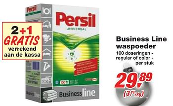 Promotions Business line waspoeder - Persil - Valide de 01/12/2010 à 14/12/2010 chez Makro