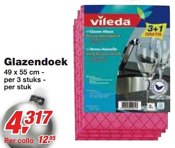 Promoties Glazendoek - Vileda - Geldig van 01/12/2010 tot 14/12/2010 bij Makro