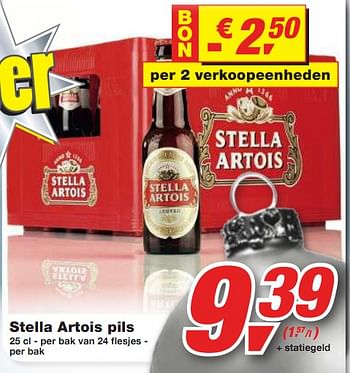 Promoties Stella artois pils - Huismerk - Fun - Geldig van 01/12/2010 tot 14/12/2010 bij Makro