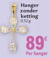 Promoties Hanger zonder ketting - Huismerk - Carrefour  - Geldig van 01/12/2010 tot 31/12/2010 bij Carrefour