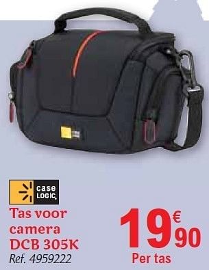 Promotions Tas voor camera  - Case Logic - Valide de 01/12/2010 à 31/12/2010 chez Carrefour