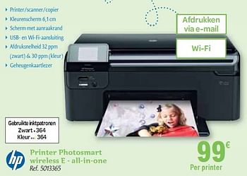 Promotions Printer  - HP - Valide de 01/12/2010 à 31/12/2010 chez Carrefour