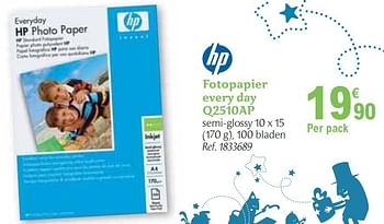 Promoties Fotopapier every day  - HP - Geldig van 01/12/2010 tot 31/12/2010 bij Carrefour