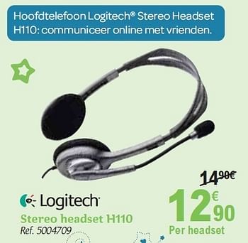 Promotions Stereo headset  - Logitech - Valide de 01/12/2010 à 31/12/2010 chez Carrefour