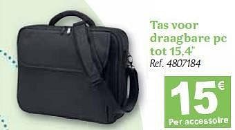 Promoties Tas voor draagbare pc - Huismerk - Carrefour  - Geldig van 01/12/2010 tot 31/12/2010 bij Carrefour