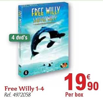 Promotions Free willy 1-4 - Produit maison - Carrefour  - Valide de 01/12/2010 à 31/12/2010 chez Carrefour
