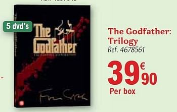 Promoties The godfather: trilogy - Huismerk - Carrefour  - Geldig van 01/12/2010 tot 31/12/2010 bij Carrefour