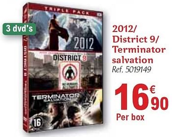 Promoties 2012- district 9- terminator salvation - Huismerk - Carrefour  - Geldig van 01/12/2010 tot 31/12/2010 bij Carrefour