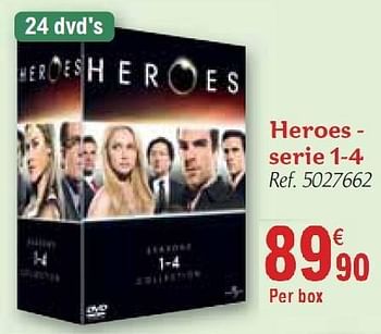 Promoties Heroes - serie 1-4 - Huismerk - Carrefour  - Geldig van 01/12/2010 tot 31/12/2010 bij Carrefour