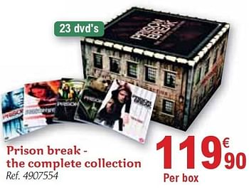 Promoties Prison break - the complete collection - Huismerk - Carrefour  - Geldig van 01/12/2010 tot 31/12/2010 bij Carrefour
