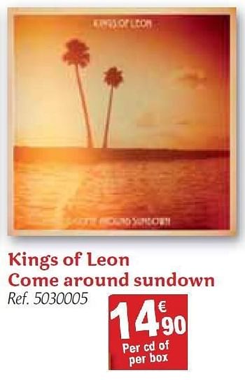 Promoties Kings of leon come around sundown - Huismerk - Carrefour  - Geldig van 01/12/2010 tot 31/12/2010 bij Carrefour
