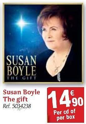 Promoties Susan boyle the gift - Huismerk - Carrefour  - Geldig van 01/12/2010 tot 31/12/2010 bij Carrefour