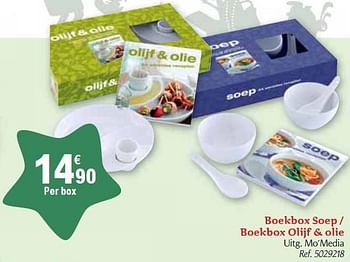 Promoties Boekbox soep - boekbox olijf & olie - Huismerk - Carrefour  - Geldig van 01/12/2010 tot 31/12/2010 bij Carrefour