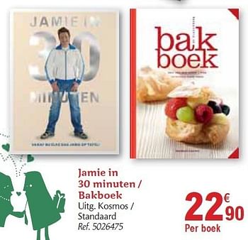 Promotions Jamie in 30 minuten - bakboek - Produit maison - Carrefour  - Valide de 01/12/2010 à 31/12/2010 chez Carrefour