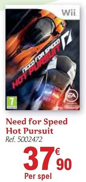 Promoties Need for speed hot pursuit - Huismerk - Carrefour  - Geldig van 01/12/2010 tot 31/12/2010 bij Carrefour
