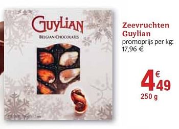 Promoties Zeevruchten - Guylian - Geldig van 01/12/2010 tot 31/12/2010 bij Carrefour