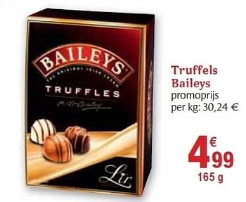 Promoties Truffels - Baileys - Geldig van 01/12/2010 tot 31/12/2010 bij Carrefour