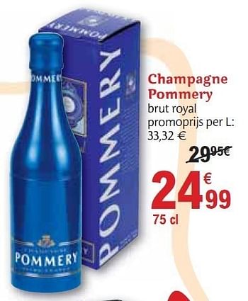 Promoties Champagne pommery - Champagne - Geldig van 01/12/2010 tot 31/12/2010 bij Carrefour