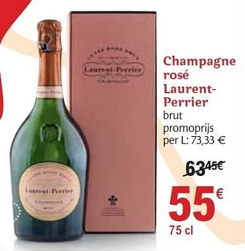 Promotions Champagne rosé laurent- perrier - Champagne - Valide de 01/12/2010 à 31/12/2010 chez Carrefour