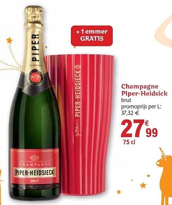 Promotions Champagne piper-heidsick - Champagne - Valide de 01/12/2010 à 31/12/2010 chez Carrefour