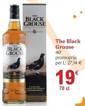 Promotions The black grouse - Produit maison - Carrefour  - Valide de 01/12/2010 à 31/12/2010 chez Carrefour