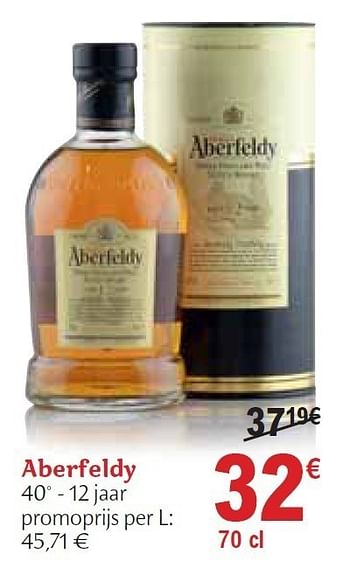 Promotions Aberfeldy - Produit maison - Carrefour  - Valide de 01/12/2010 à 31/12/2010 chez Carrefour