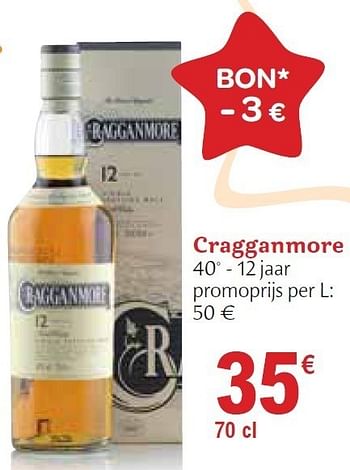 Promotions Cragganmore - Produit maison - Carrefour  - Valide de 01/12/2010 à 31/12/2010 chez Carrefour