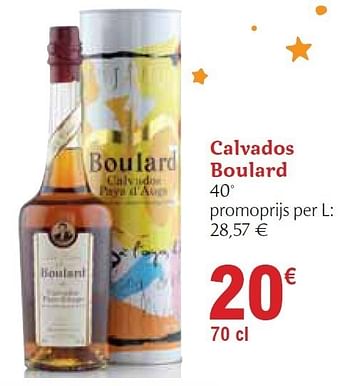Promoties Calvados - Boulard - Geldig van 01/12/2010 tot 31/12/2010 bij Carrefour